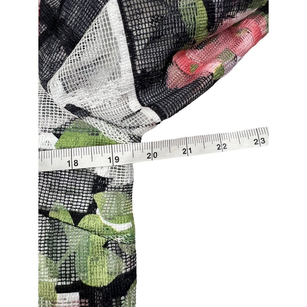 Mishca Women's Floral See Thru Top - Picture 4 of 7